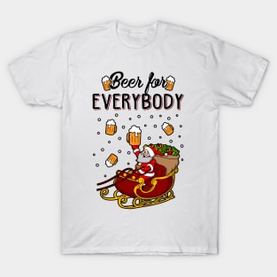 Beer For Everybody Funny Christmas Sweater T-Shirt